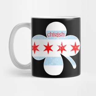 Chicago Flag Shamrock Chirish Irish Mug